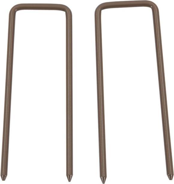 Image du produit Swisshandel24 Barrière extensible 52-405cm alu marron H103,5cm