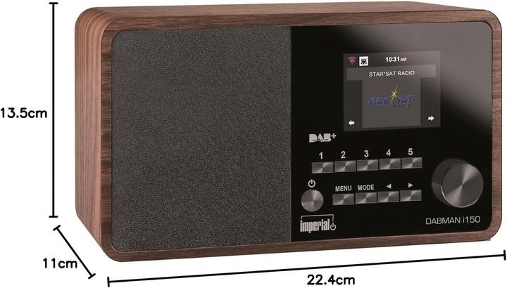 Produktbild Imperial Dabman i150 (DAB+, FM, Internetradio, WLAN)