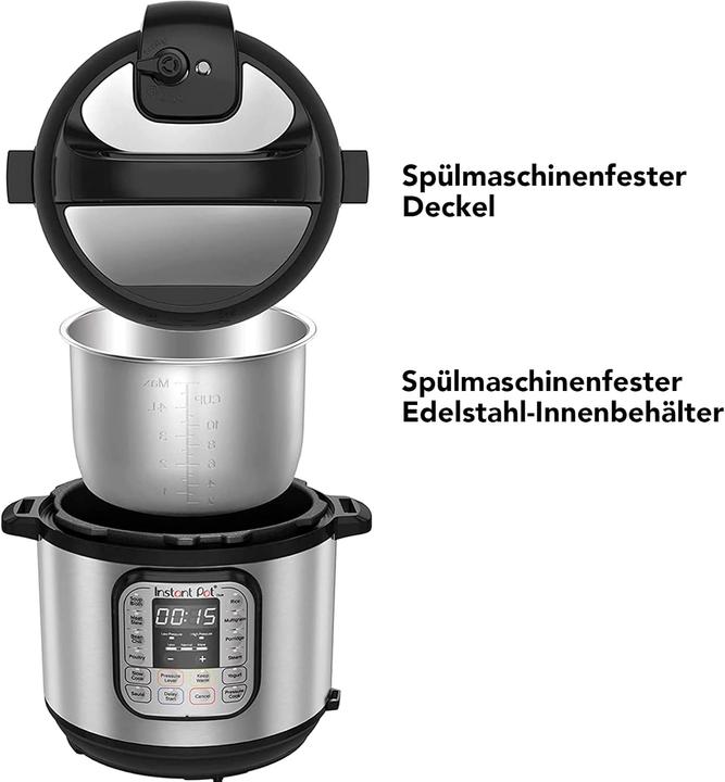 Produktbild Instant Pot Pot Duo 7,6L multicooker 7-in-1 - snelkookpan - pressure cooker - rijstkoker - slowcooker - stomer -