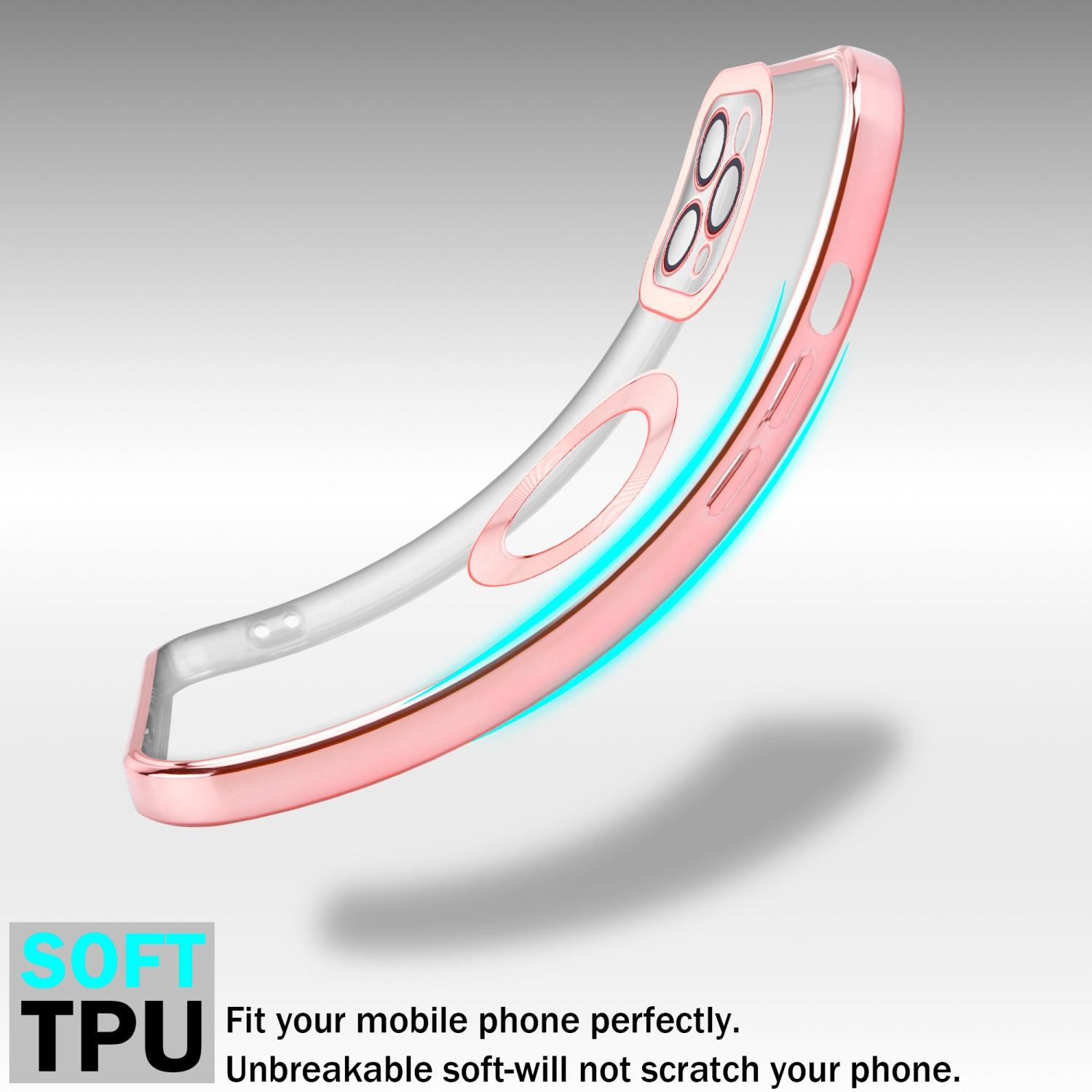 Thumbnail - Cadorabo TPU Hülle Chrome mit Kameraschutz für Apple iPhone 11 PRO MAX (Apple iPhone 11 Pro Max), Smartphone Hülle, Tran...