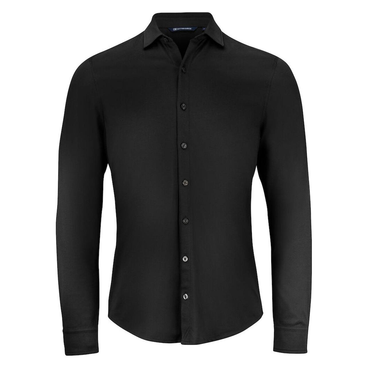 Cutter & Buck, Herren, Hemden, Advantage Shirt Men, Schwarz, (L)