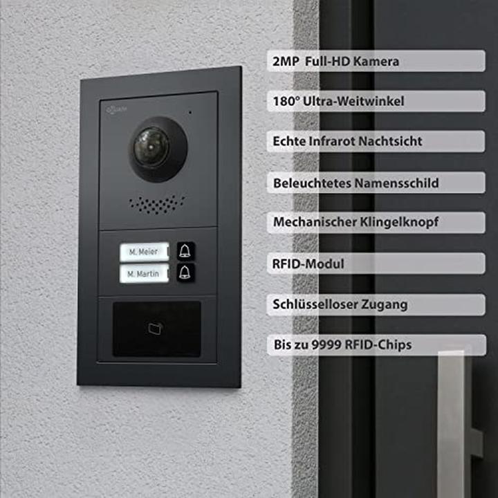 Actual product image Goliath Toys Full HD Video Door Intercom with App, 7-Inch Touchscreen, RFID, and 180° Ultra-Wide Angle