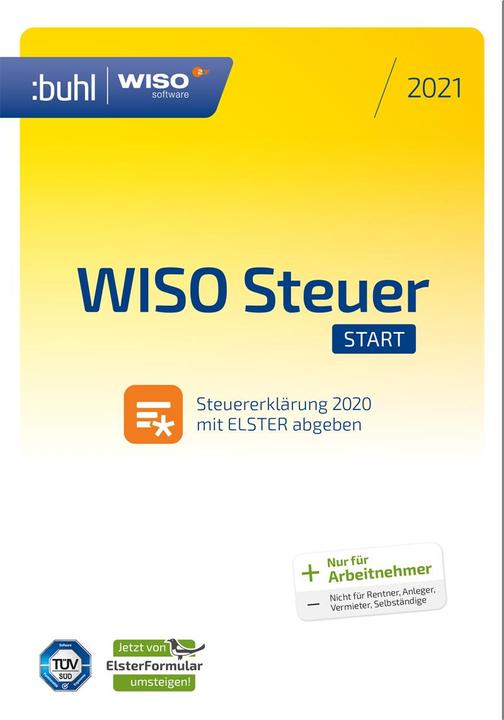 Energie-Label Buhl Data Service Wiso Steuer Start 2021 (1 User, 1 Geräte/User, 12 Monate)