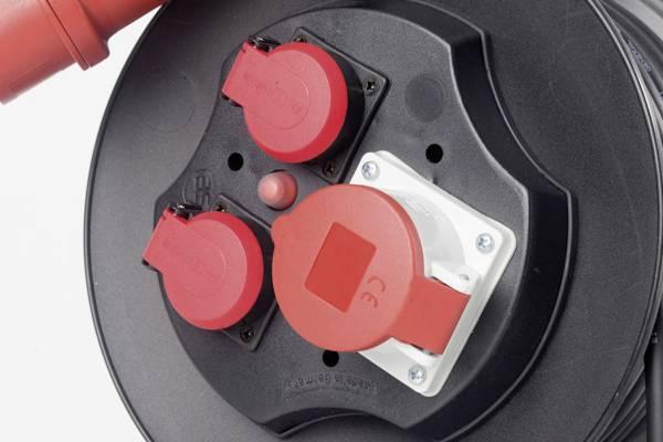 Actual product image As - Schwabe Plastic cable drum CEE HO7RN-F 25 m (25 m, 1.50 mm²)