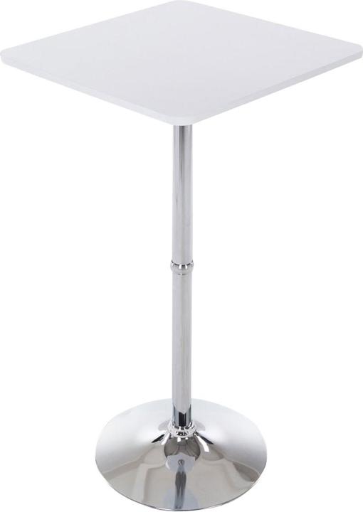 Actual product image CLP Bar table angular, white (60 x 60 x 108 cm)