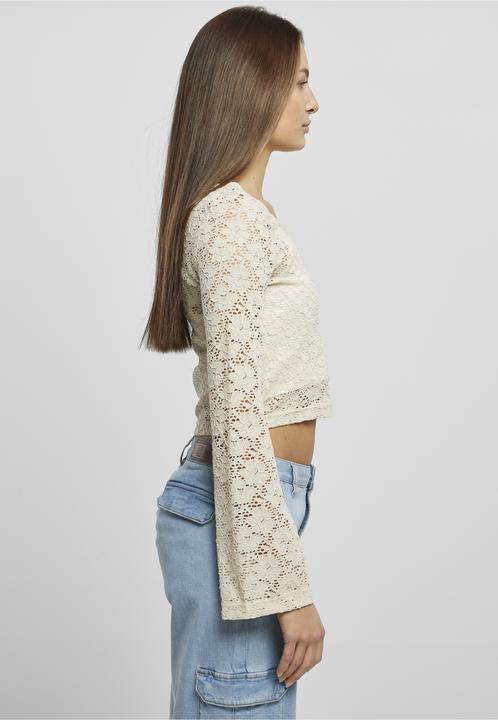 Immagine prodotto Urban Classics Camicia da donna in pizzo a maniche lunghe (L, S)
