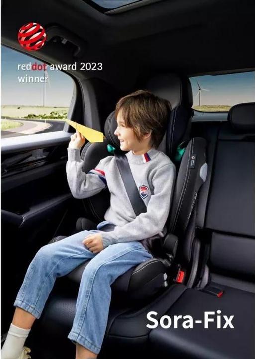 Produktbild Avova Sora-Fix ab 100 cm - 150 cm / 4-12 Jahre (Kindersitzerhöhung, ECE R129/i-Size Norm)
