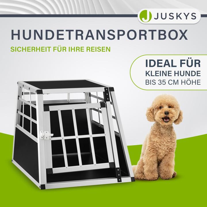 Produktbild Juskys Hundetransportbox (Hund, Sicherheitsverschluss)