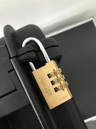 Actual product image Rieffel Brass combination lock 44/40