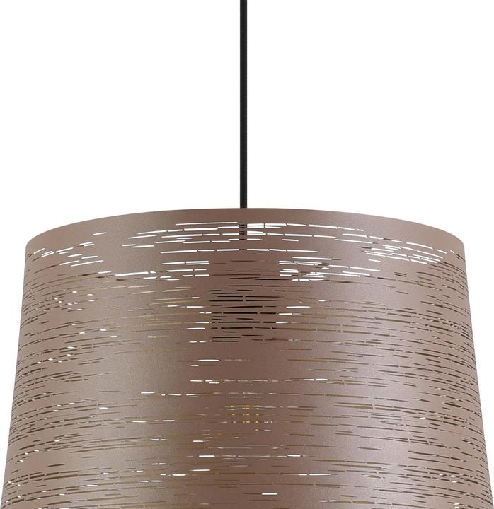 Actual product image EGLO Pendant lamp SEGEZIA 1x E27 Mocha (E27)
