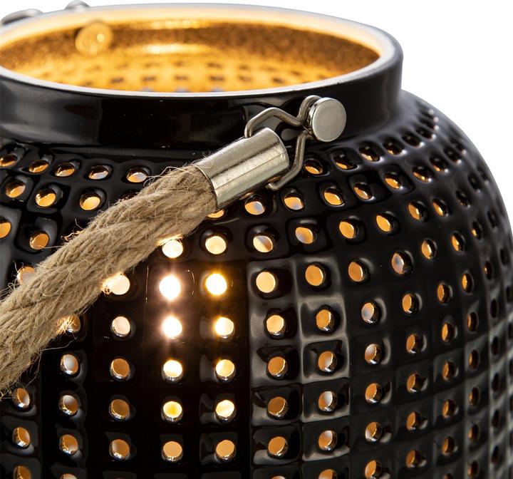 Actual product image Nino Leuchten Tischlampe Schwarz BOLA (E14)