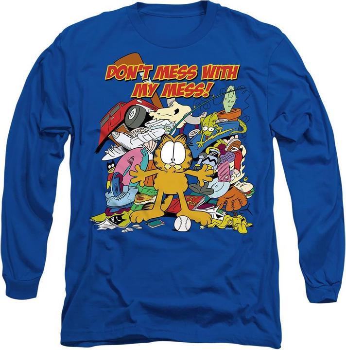 Actual product image Garfield Unisex Adult My Mess T-Shirt (L)