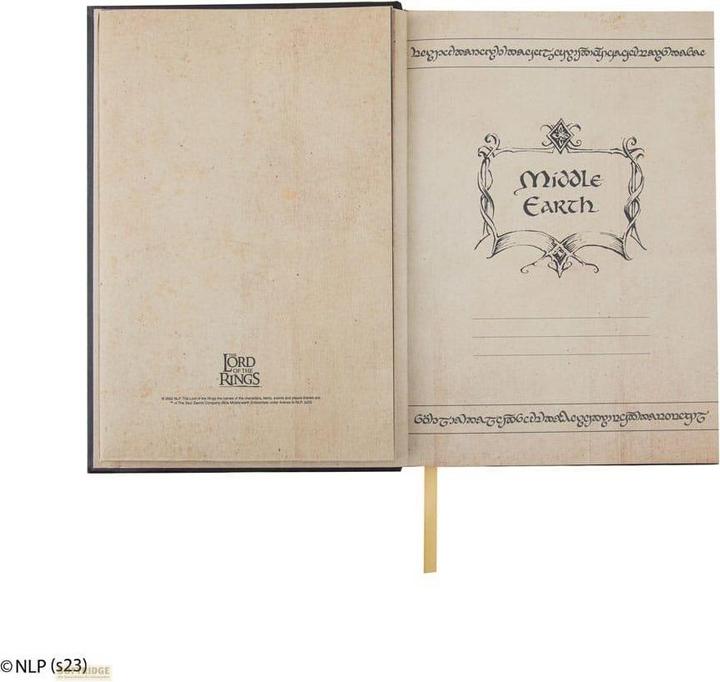 Produktbild Cinereplicas Herr der Ringe Notizbuch Map of Middle Earth (Harter Einband)