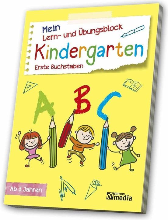 Mein Lern- & Übungsblock Kindergarten - Erste Buchstaben (German, 2020)