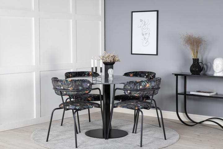 Produktbild Ebuy24 Essgruppe Estelle 68 (5-teilig) (Marmor)