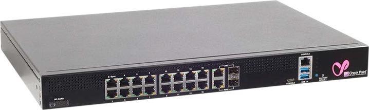 Produktbild Check Point 1600 appliance with SNBT subscription package and Collaborative Premium support for 1 ye