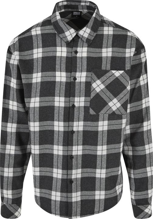Produktbild Urban Classics Boxy Dark Checked Shirt (5XL)