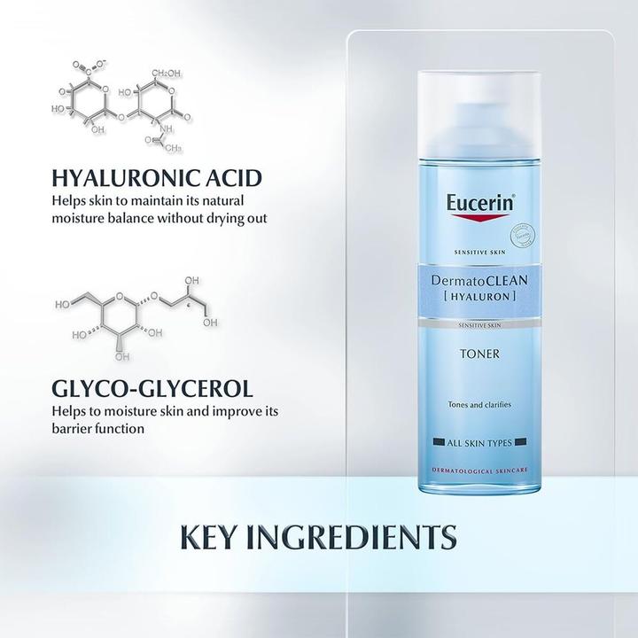 Actual product image Eucerin Dermatoclean Clarifying Lotion 200ml (Face toner, 200 ml)