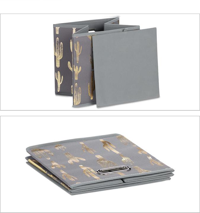 Actual product image Relaxdays Folding box (28.5 x 28.5 x 29 cm, 21 l)