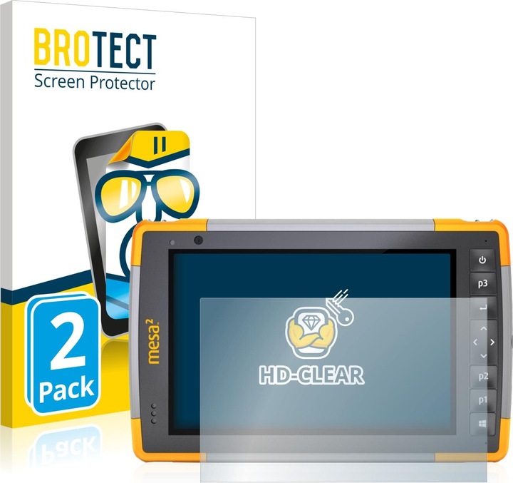 Produktbild BROTECT Schutzfolie Displayschutz Klar (2 Stück, Mesa 2 Rugged Tablet)