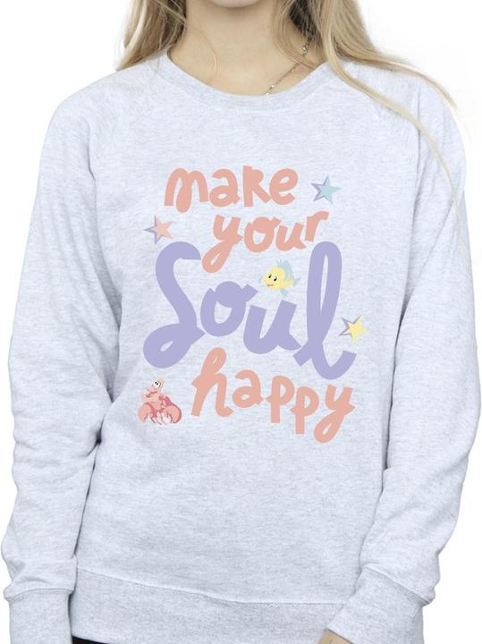 Image du produit Disney - Sweat THE LITTLE MERMAID HAPPY - Femme (M)