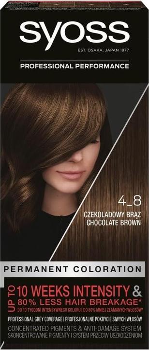Syoss Professional Performance - Hair Color 4-8 Chocolate Brown (4-8 Chocolate Brown)
