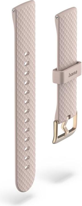 Produktbild Hama Armband zum Wechseln für Smartwatch 5010, Silikon, Rosé (Edelstahl, Silikon)