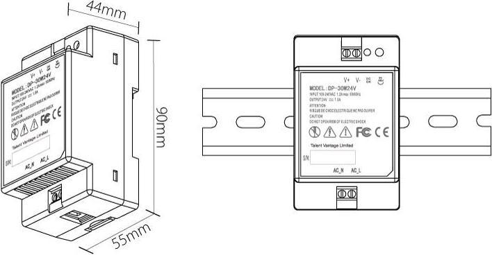 Produktbild edimax Netzteil /24V Industrielles DIN-Rail-Netzteil