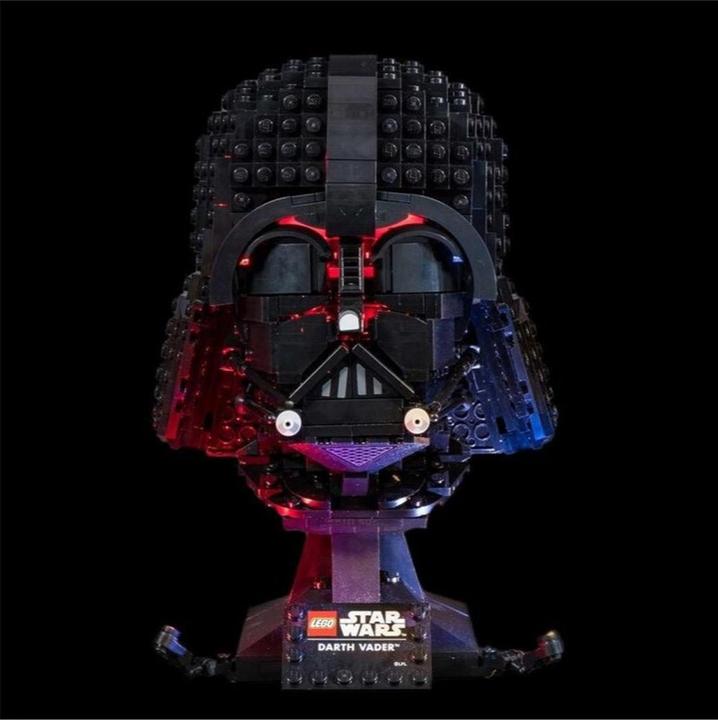 Actual product image Light my bricks LED light set for LEGO Star Wars Darth Vader helmet
