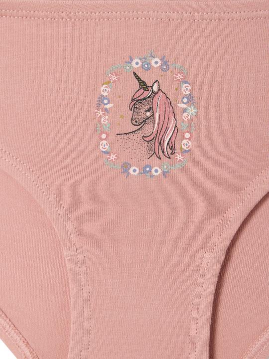 Produktbild Vertbaudet 5er-Pack Mädchen Slips mit Prints, Bio-Baumwolle (158, 5er Pack)