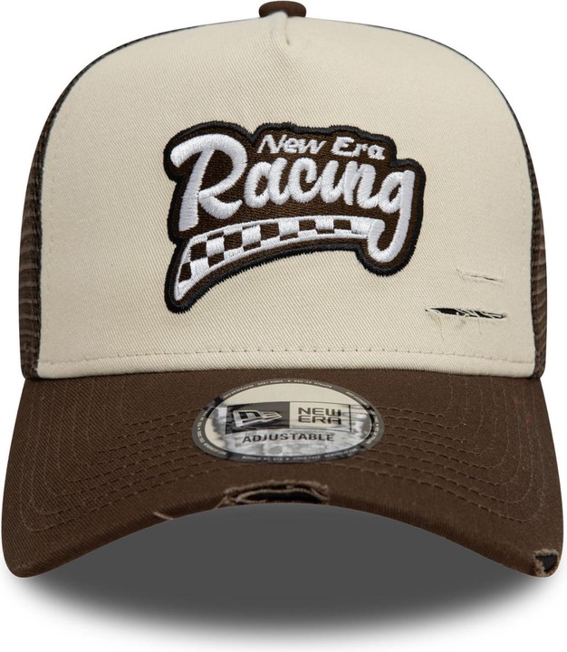 Image du produit New Era Mesh Trucker Cap - Motorsport Racing Beige (Taille unique)