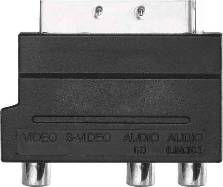 Image du produit Emos Réduction Péritel vers 3x CINCH + adaptateur SVHS (Câble d'antenne)