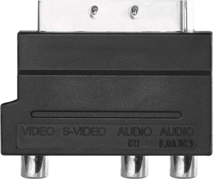 Produktbild Emos Reduktion SCART auf 3x CINCH + SVHS Adapter (Antennenkabel)