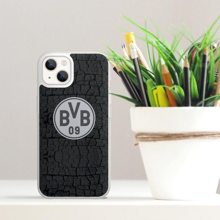 Produktbild DeinDesign Silikon Hülle für Apple iPhone 13 Handyhülle Case Smartphone Schutzhülle BVB Borussia Dortmund (Apple iPhone 13)