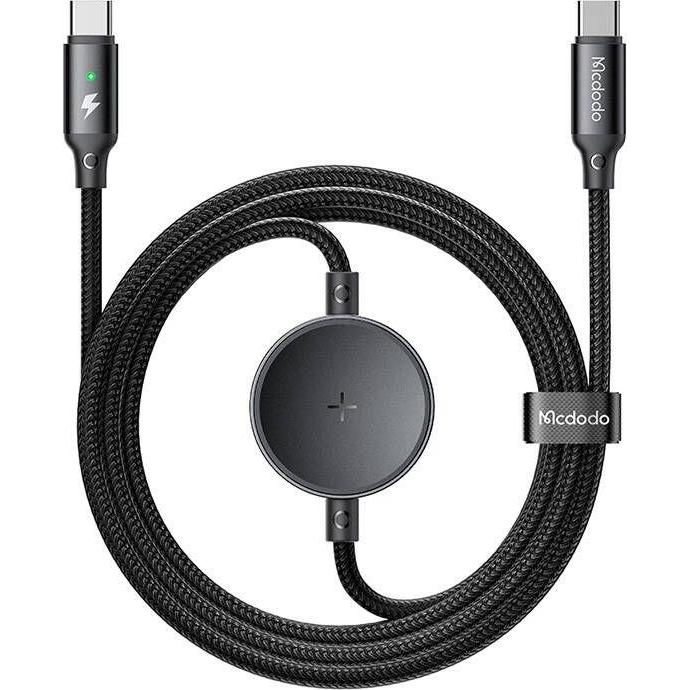 Mcdodo CA-4170 2-in-1 USB-C cable + Samsung Watch wireless charger, 60W, 1.5m (1.50 m), USB Kabel