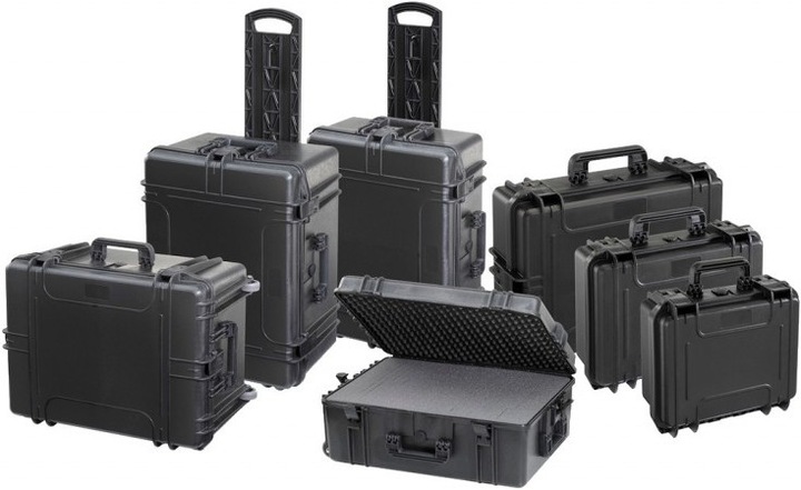 TomCase Outdoor Case, waterproof case with cube foam insert, hard case, photo case, ka (Camera shoulder bag)