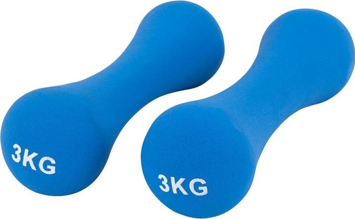 Actual product image Gorilla Sports Dumbbell set with stand (2 x 1 kg, 2 x 2 kg, 2 x 3 kg)