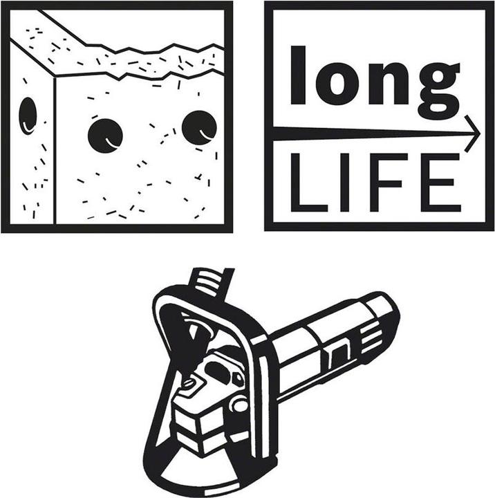 Actual product image Bosch Professional Zubehör PRO Concrete cup wheel, 50 x 125 mm, 22.23 mm (22.23 millimetres)