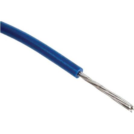 Rs Pro, Kabelleitung, Einzeladerleitung / 0,81 mm², 18 AWG, Blau MPPE isoliert 1C Litzen, 30.5m (30.50 m)
