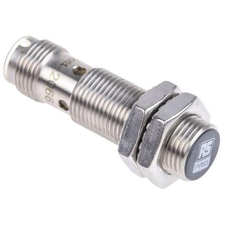 Rs Pro M12 x 1 Näherungssensor zylindrisch PNP 4 mm 10  30 V dc IP68 (Schalter), Elektronikmodul