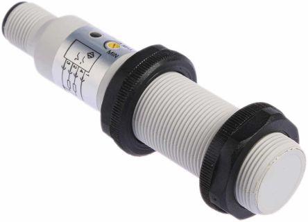 Actual product image RS PRO M18 Proximity sensor cylindrical PNP 8 mm 10 30 V dc / 15 mA IP67 (Switch)