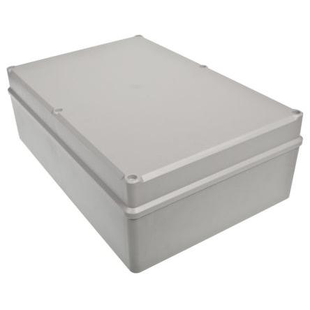 Rs Pro ABS Gehäuse, Grau, Aussenmass 283 x 193.2 x 96.7mm, IP67 (Gehäuse), Elektronikzubehör + Gehäuse, Grau