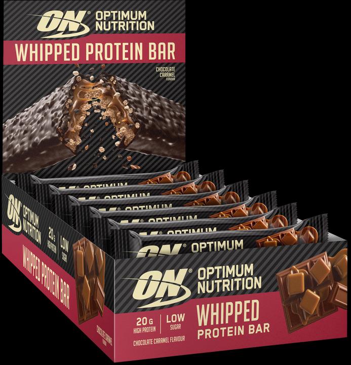 Produktbild Optimum Nutrition Whipped Protein Bar (10 x 60g / 62g) (Chocolate Caramel, 10 Stk., 600 g)
