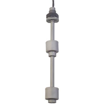 Actual product image RS PRO Float switch Internal, polyphenylene sulphide, 600 mA, 120V, -10°C, to +85°C, 1m cable (Switch actuator)