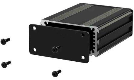 Produktbild RS PRO Schalengehäuse, Schwarz, Aluminium, 80 x 63.5 x 30mm (Gehäuse)