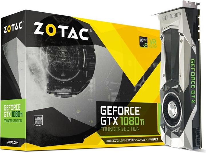 Produktbild Zotac GeForce GTX 1080 Ti Founders Edition (11 GB)