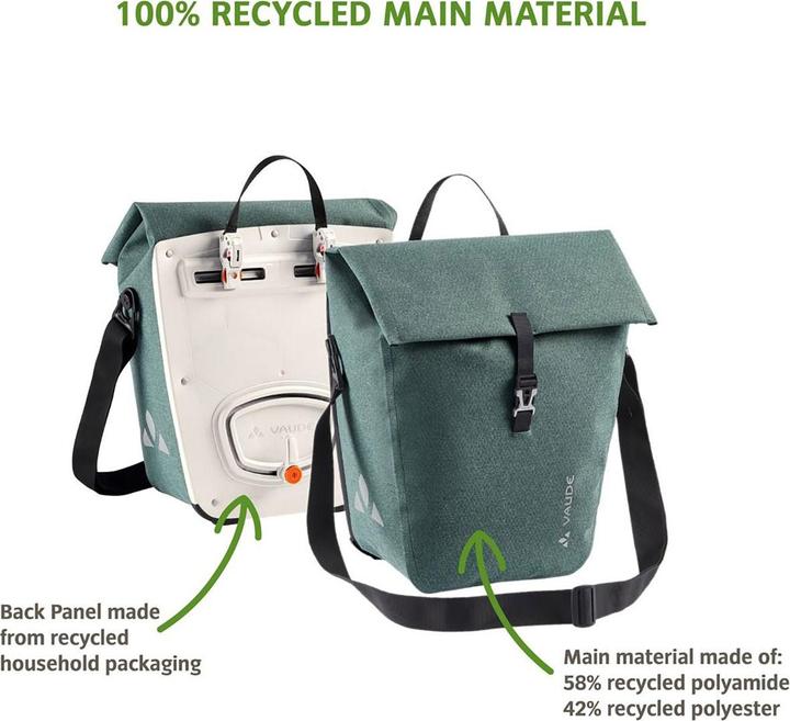 Produktbild Vaude ReCycle Back Single (23 l, Gepäckträgertasche)