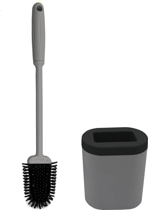 Produktbild Lobwerk WC Klobürste Silikon Wandhalterung Klebend Toilettenbürste Bürste Wandmontage ohne Bohren