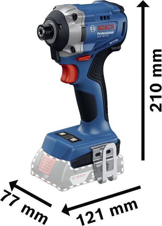Actual product image Bosch Professional Bosch Blau 0615A50090 Combipack 2 Maschinen GSR + GDR 2x 18V 5.0Ah und Ladegerät in L-BOXX