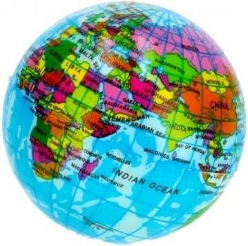 Actual product image Creative Anti-Stress-Ball 7 cm Globus